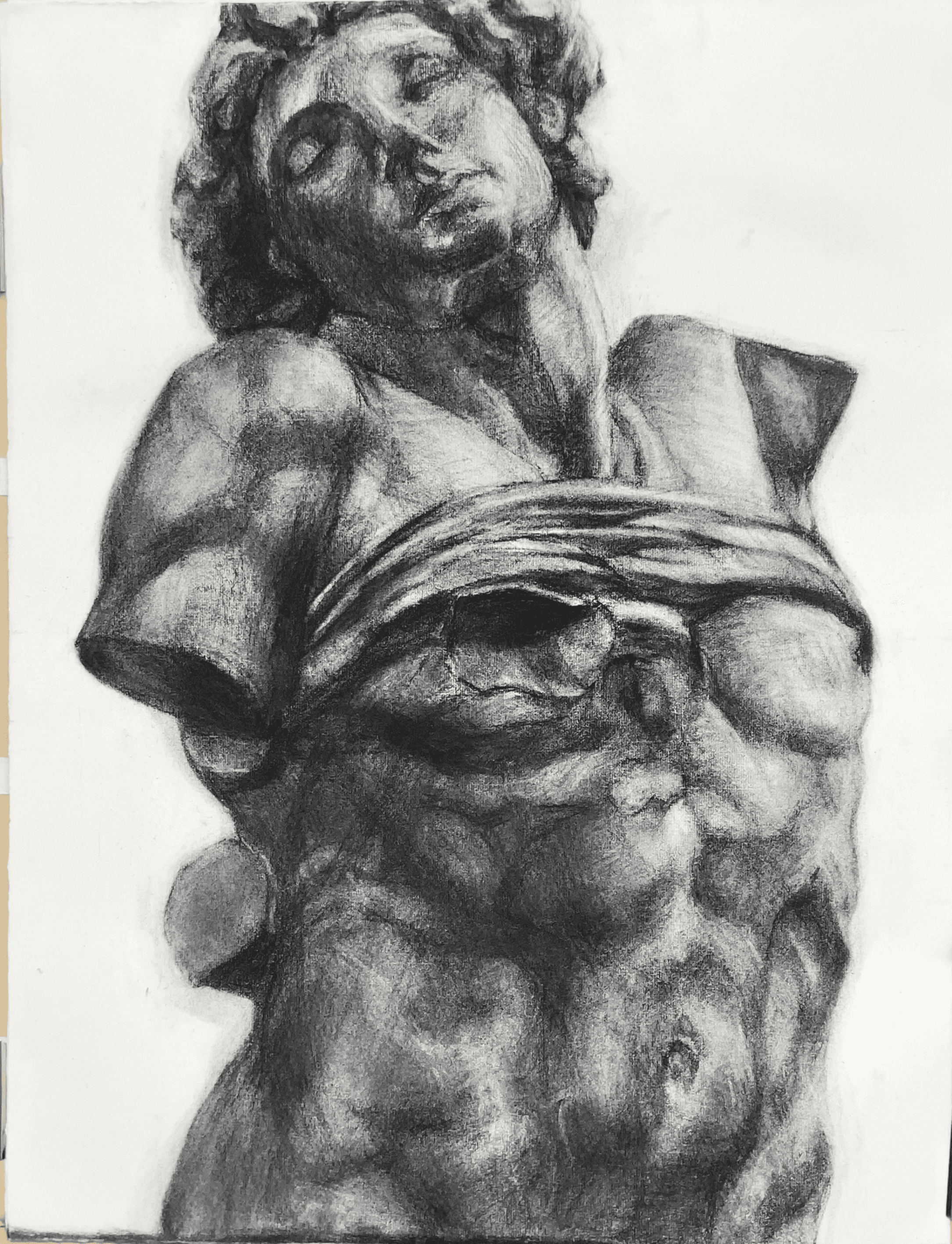 デッサン「奴隷」